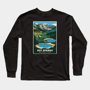 Hot Springs National Park Relaxing Travel Long Sleeve T-Shirt